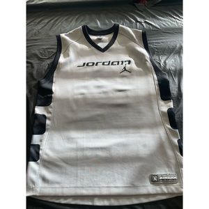 Nike Jordan Gray and Black Jersey